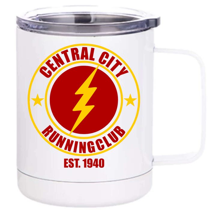 Central City Running Club Est. 1940 Parody Front & Back 12oz Stainless Steel Tumbler Cup