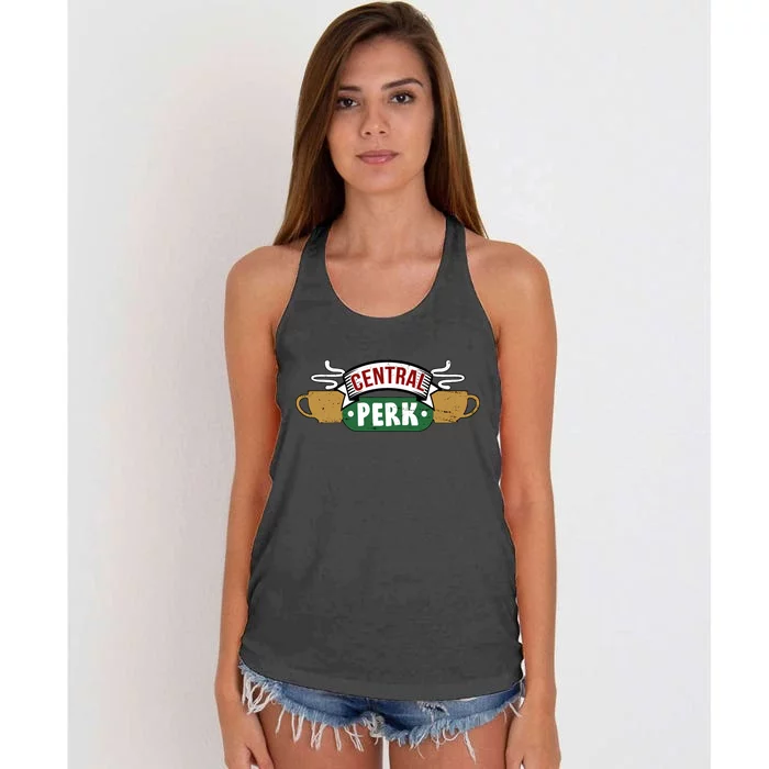 Central Perk Women's Knotted Racerback Tank