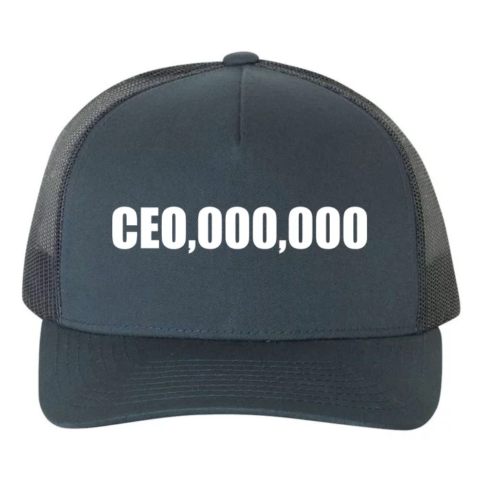 CEO,000,000 Entrepreneur Yupoong Adult 5-Panel Trucker Hat