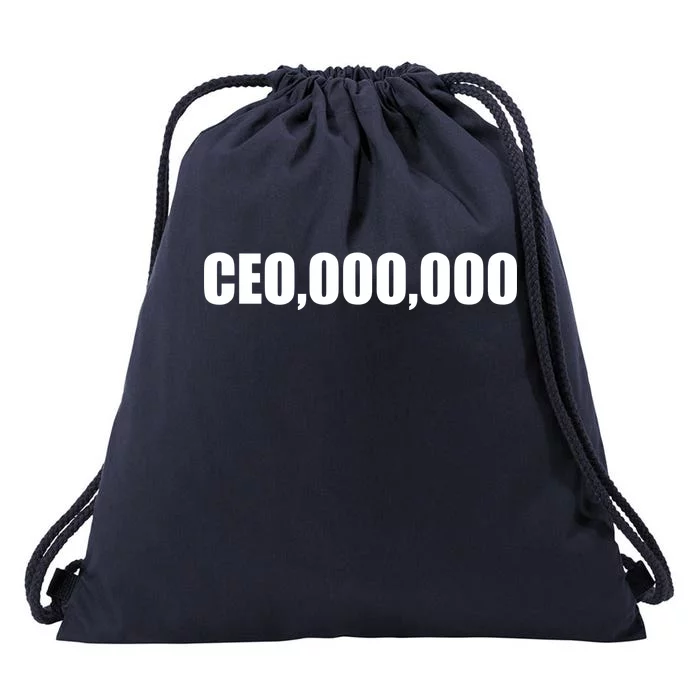 CEO,000,000 Entrepreneur Drawstring Bag