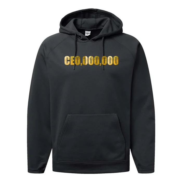 CEO,000,000 Entrepreneur Limited Edition Performance Fleece Hoodie