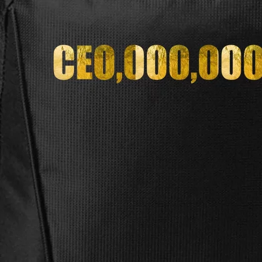 CEO,000,000 Entrepreneur Limited Edition City Backpack