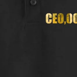 CEO,000,000 Entrepreneur Limited Edition Dry Zone Grid Performance Polo