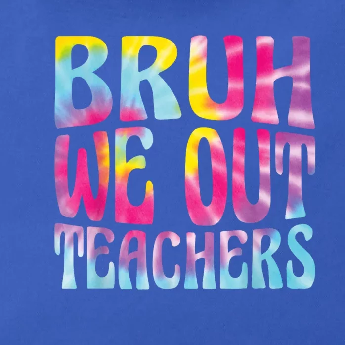 Cute End Of School Year Teacher Summer Bruh We Out Teachers Zip Tote Bag