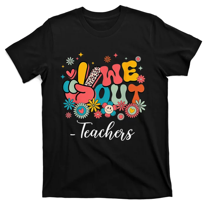 Cute End Of School Year Teacher Summer Bruh We Out Teachers T-Shirt