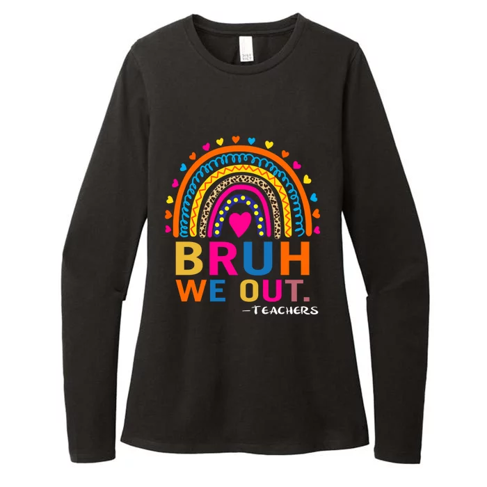 Cute End Of School Year Teacher Summer Bruh We Out Teachers Womens CVC Long Sleeve Shirt