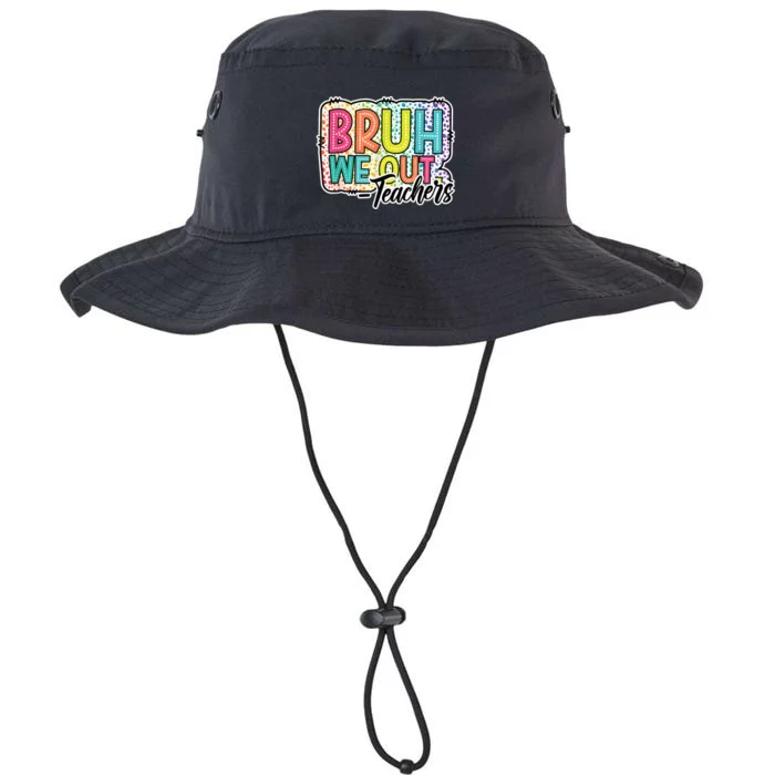 Cute End Of School Year Teacher Summer Bruh We Out Teachers Legacy Cool Fit Booney Bucket Hat