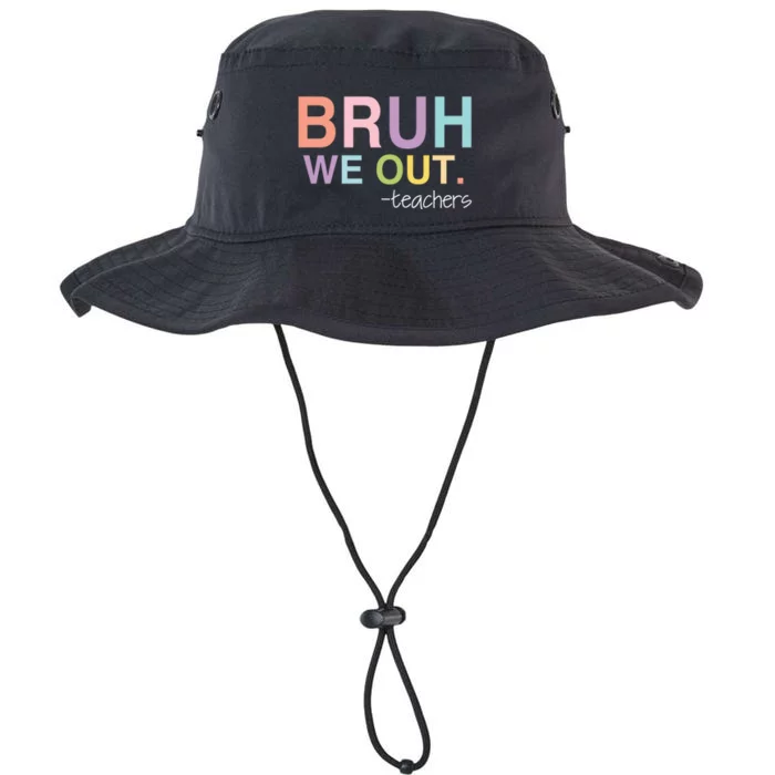 Cute End Of School Year Teacher Summer Bruh We Out Teachers Legacy Cool Fit Booney Bucket Hat