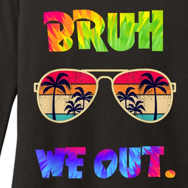 Cute End Of School Year Teacher Summer Bruh We Out Teachers Womens CVC Long Sleeve Shirt