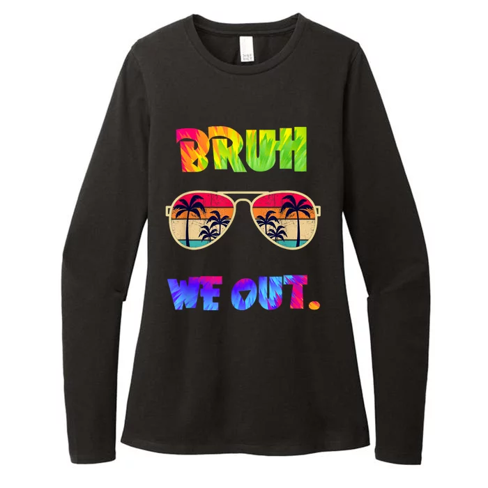 Cute End Of School Year Teacher Summer Bruh We Out Teachers Womens CVC Long Sleeve Shirt