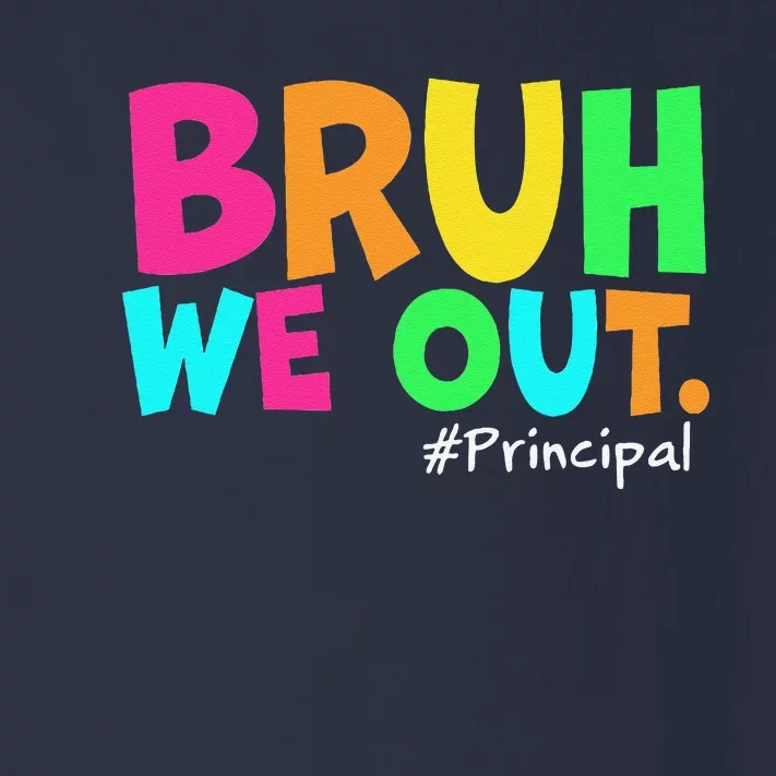 Cute End Of School Year Teacher Summer Bruh We Out Principal Toddler Long Sleeve Shirt