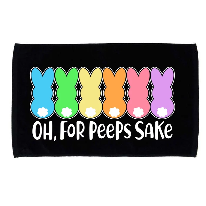 Cute Easter Oh For Peeps Sake Microfiber Hand Towel