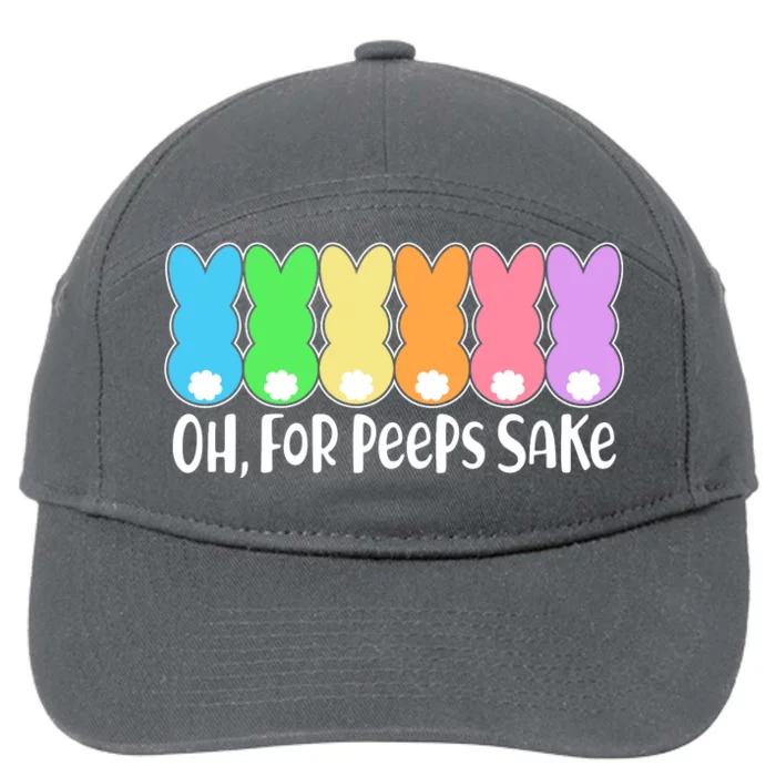 Cute Easter Oh For Peeps Sake 7-Panel Snapback Hat