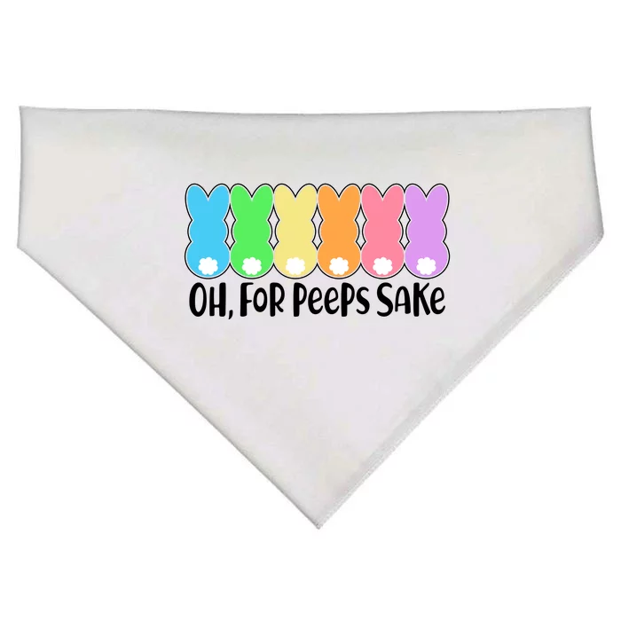 Cute Easter Oh For Peeps Sake USA-Made Doggie Bandana