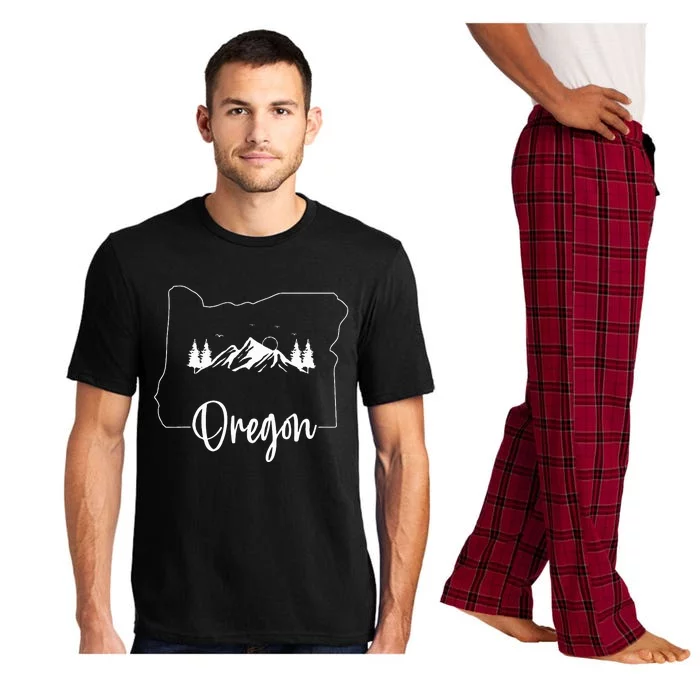 Cool Explore Oregon Pacific Northwest Mountain Life Portland Pajama Set