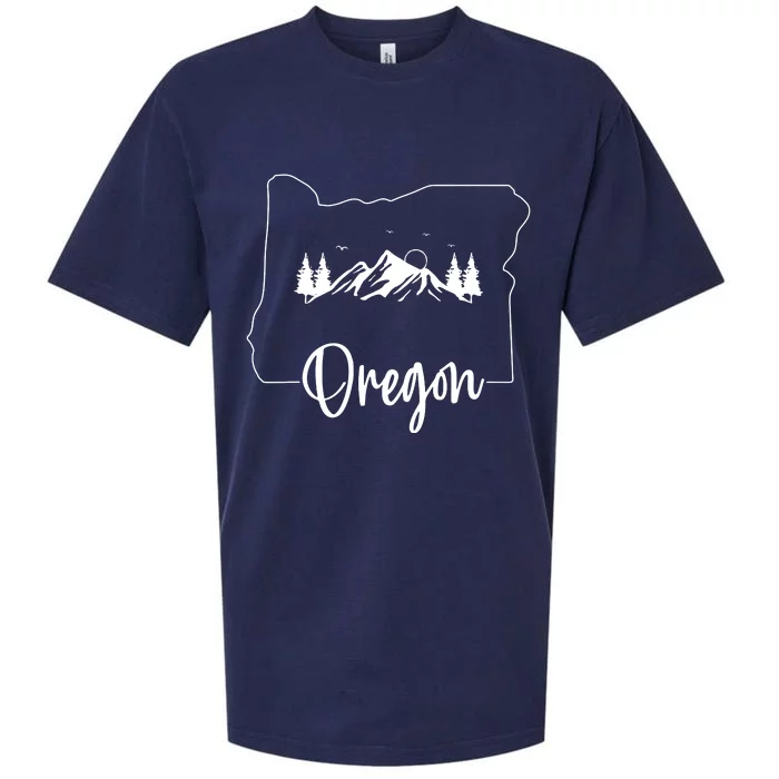 Cool Explore Oregon Pacific Northwest Mountain Life Portland Sueded Cloud Jersey T-Shirt