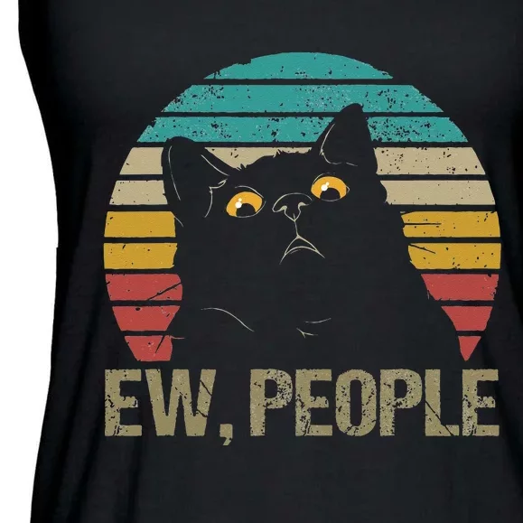 Cat Ew People Ladies Essential Flowy Tank