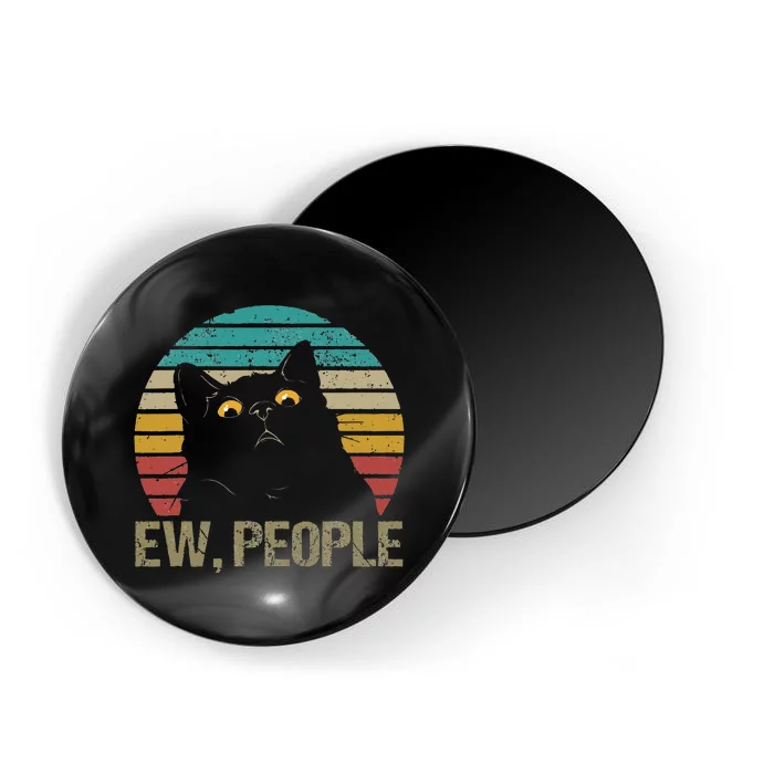 Cat Ew People Magnet