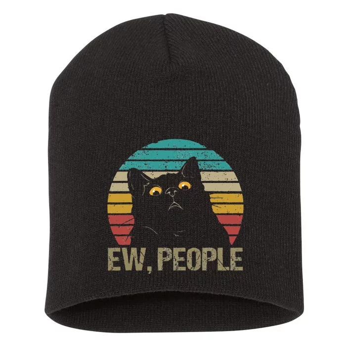 Cat Ew People Short Acrylic Beanie