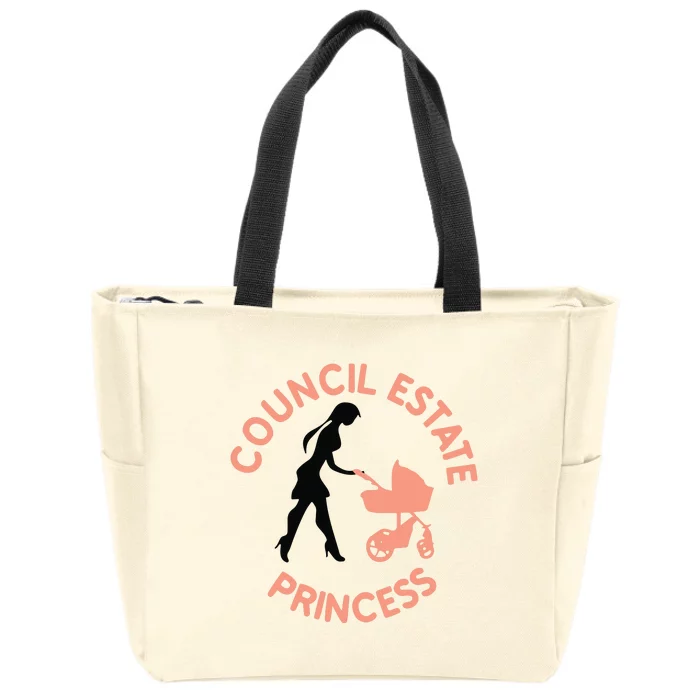 Council Estate Princess Zip Tote Bag