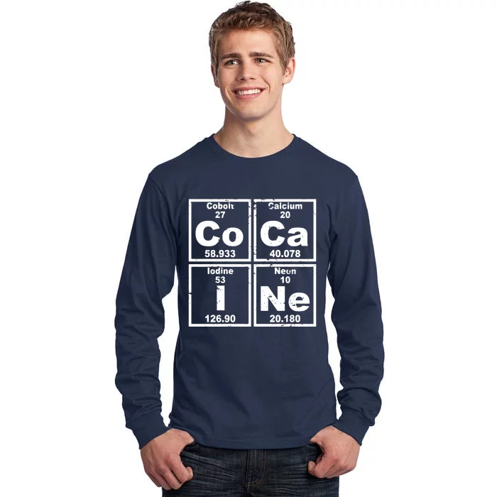 Cocain Element Party Disco Rude Tall Long Sleeve T-Shirt