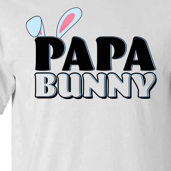 Cute Easter Papa Bunny Matching Family Shirts Tall T-Shirt