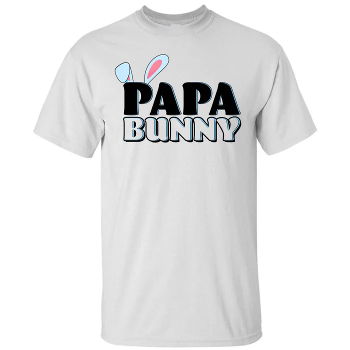 Cute Easter Papa Bunny Matching Family Shirts Tall T-Shirt