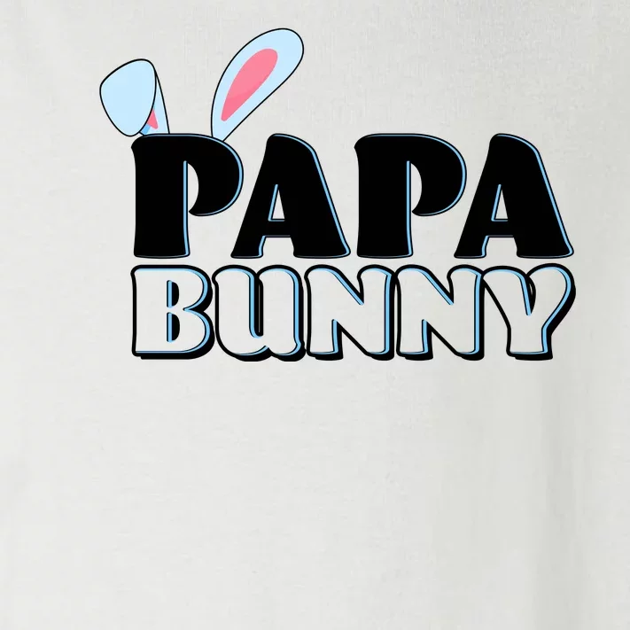 Cute Easter Papa Bunny Matching Family Shirts Toddler Long Sleeve Shirt