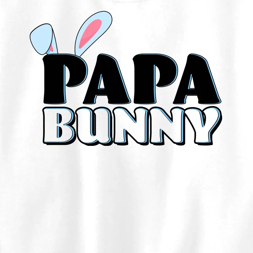 Cute Easter Papa Bunny Matching Family Shirts Kids Sweatshirt