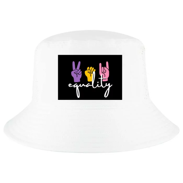 Colorful Equality Pride T Cool Comfort Performance Bucket Hat