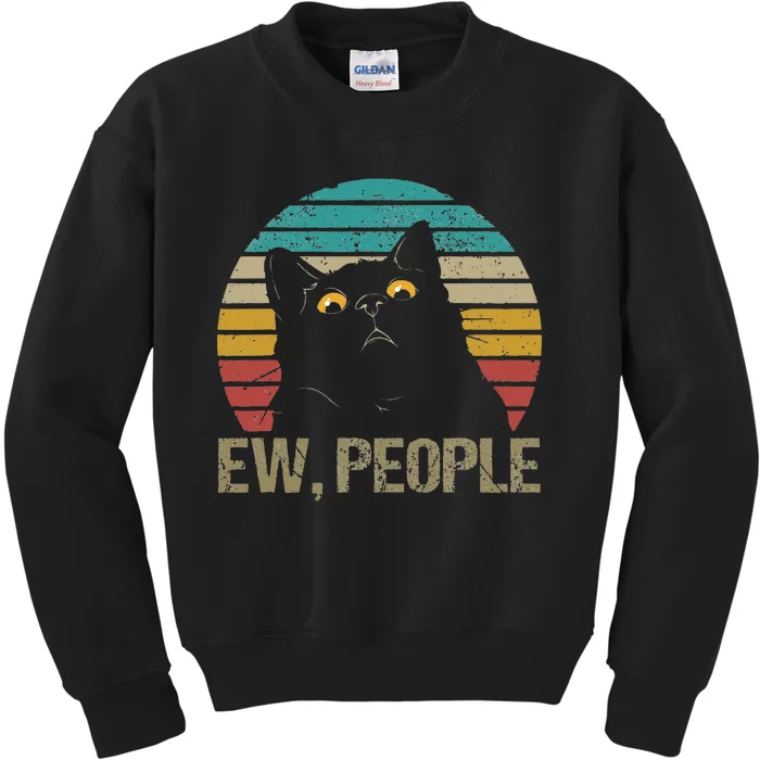 Cat Ew People Kids Sweatshirt