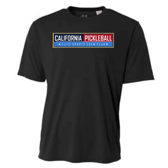 California Elite Pickleball Sports Crew Club Cooling Performance Crew T-Shirt