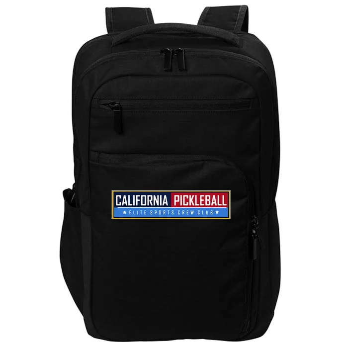 California Elite Pickleball Sports Crew Club Impact Tech Backpack