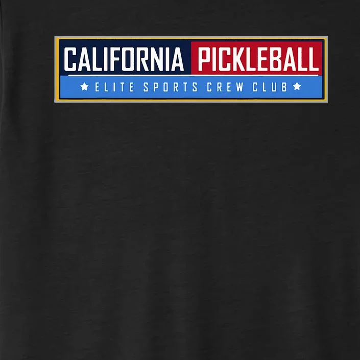 California Elite Pickleball Sports Crew Club ChromaSoft Performance T-Shirt