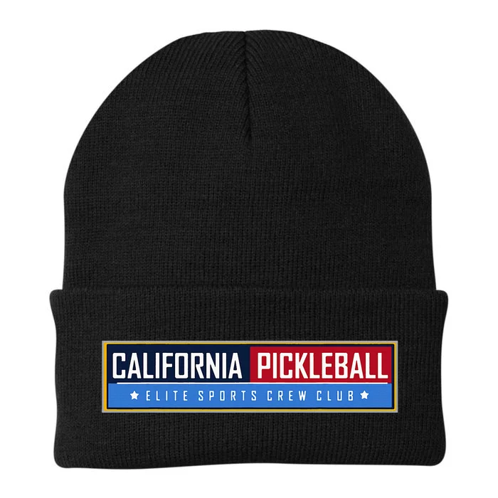 California Elite Pickleball Sports Crew Club Knit Cap Winter Beanie