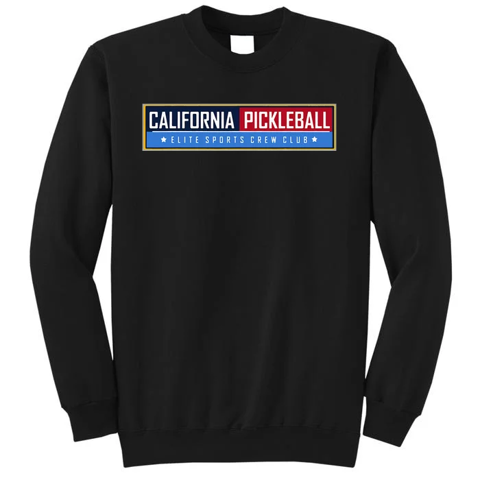 California Elite Pickleball Sports Crew Club Tall Sweatshirt