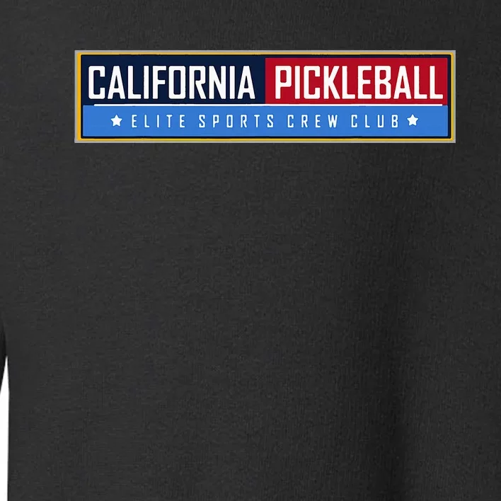 California Elite Pickleball Sports Crew Club Toddler Sweatshirt