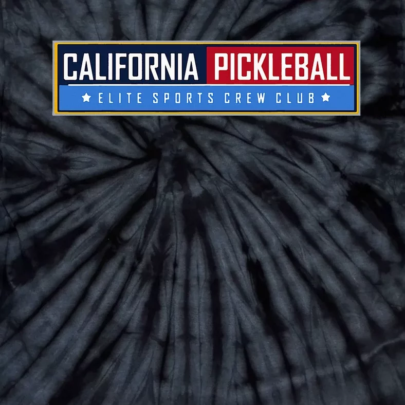 California Elite Pickleball Sports Crew Club Tie-Dye T-Shirt