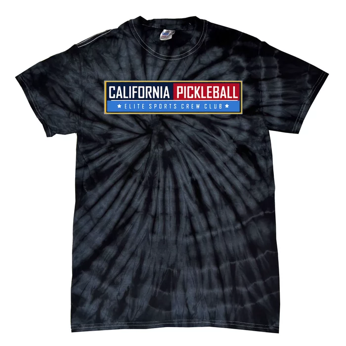 California Elite Pickleball Sports Crew Club Tie-Dye T-Shirt