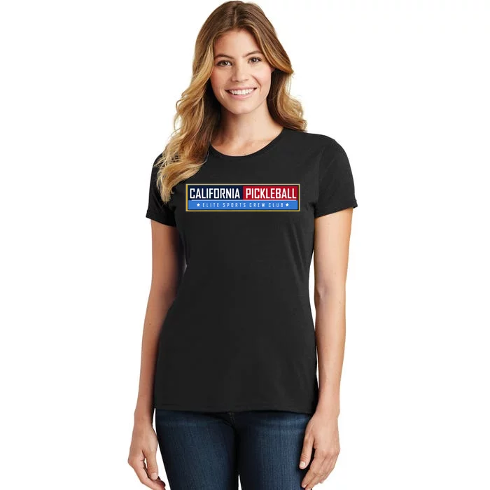 California Elite Pickleball Sports Crew Club Women's T-Shirt