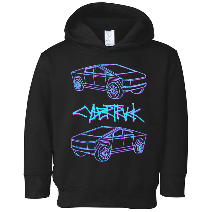 Cybertrucks Electric Pickup Truck Selfdriving Technology Toddler Hoodie