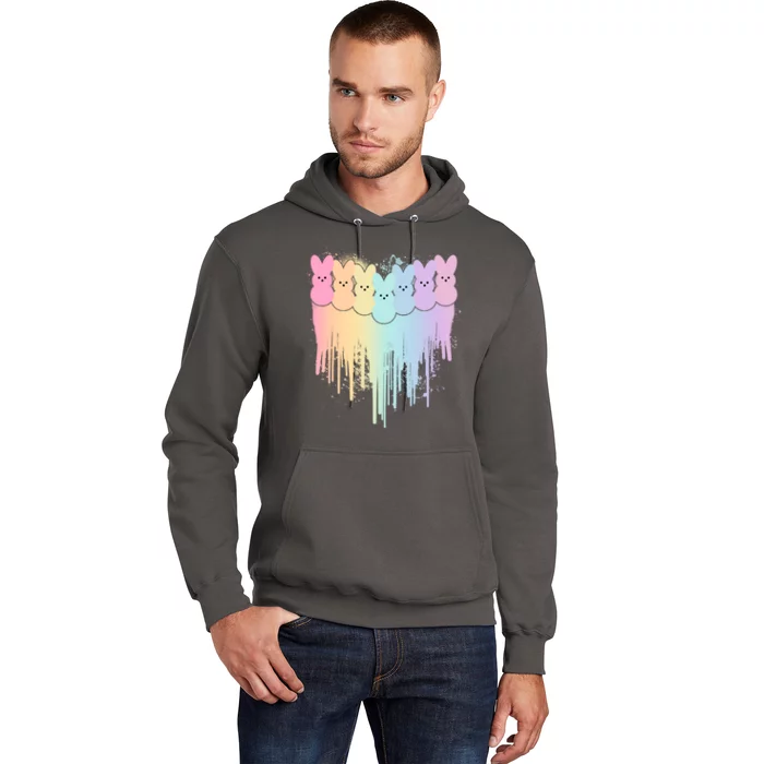 Cute Easter Painted Spring Colors Peeps Hoodie