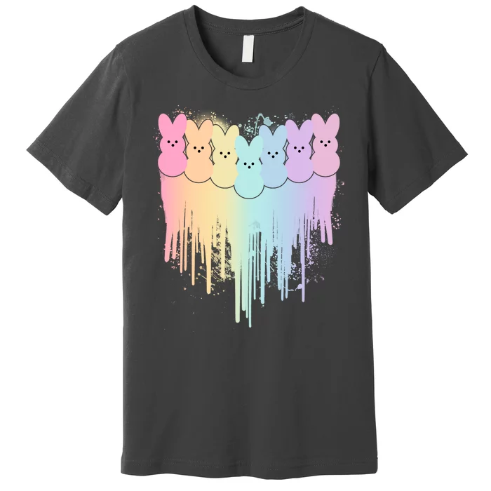 Cute Easter Painted Spring Colors Peeps Premium T-Shirt