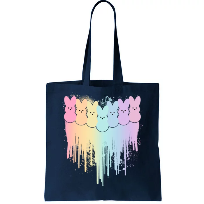 Cute Easter Painted Spring Colors Peeps Tote Bag