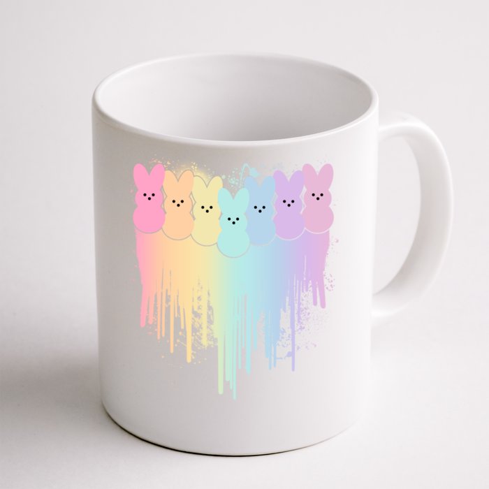 Cute Easter Painted Spring Colors Peeps Front & Back Coffee Mug