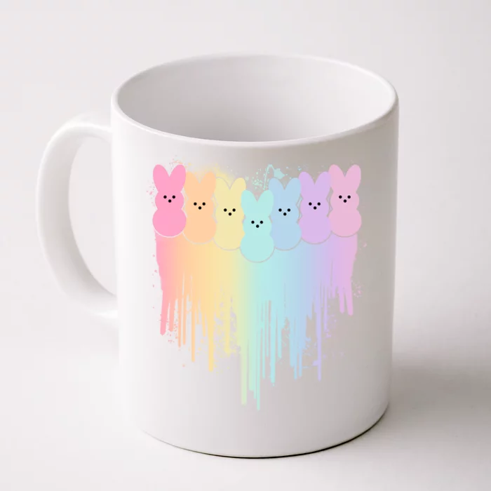 Cute Easter Painted Spring Colors Peeps Front & Back Coffee Mug