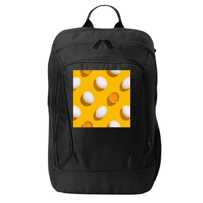 Chicken Eggs Pattern City Backpack