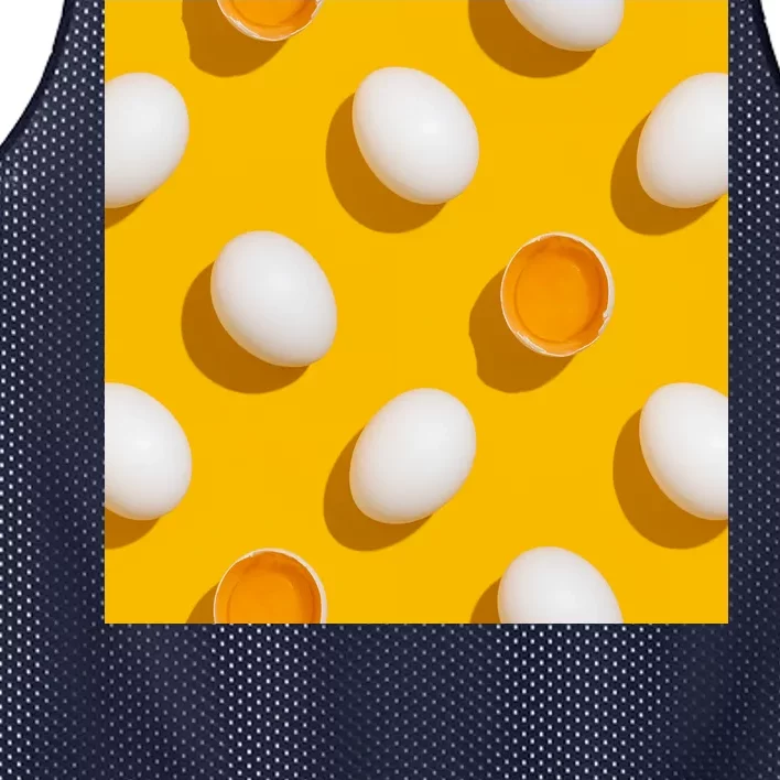 Chicken Eggs Pattern Mesh Reversible Basketball Jersey Tank