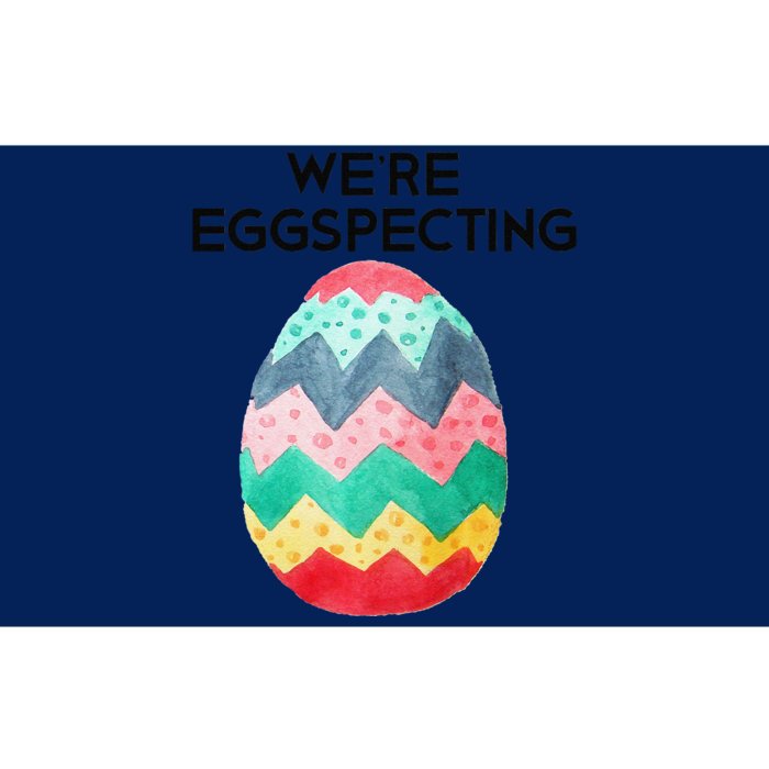 Couples Easter Pregnancy Reveal We're Eggspecting Funny Bumper Sticker