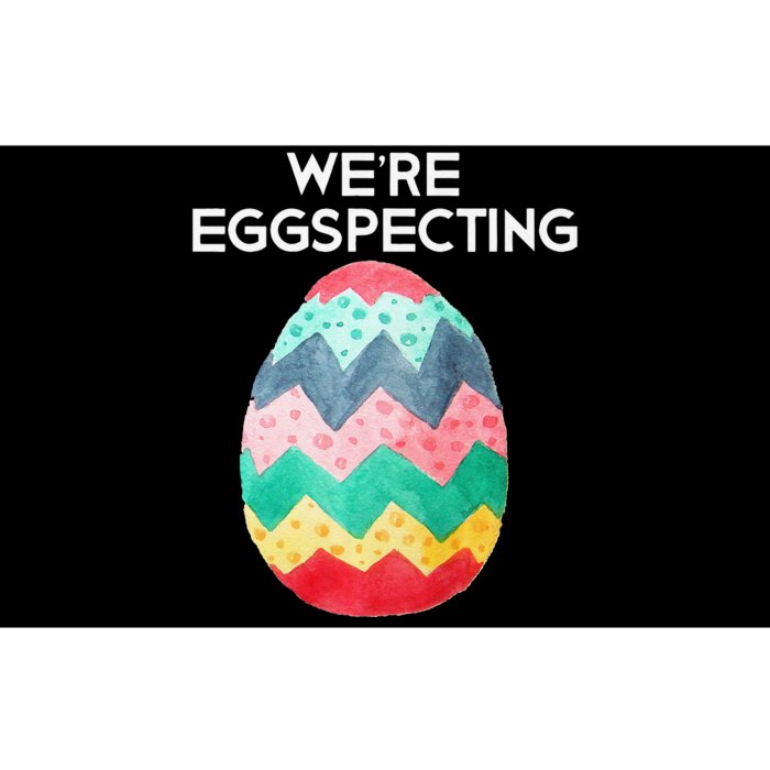 Couples Easter Pregnancy Reveal We're Eggspecting Bumper Sticker